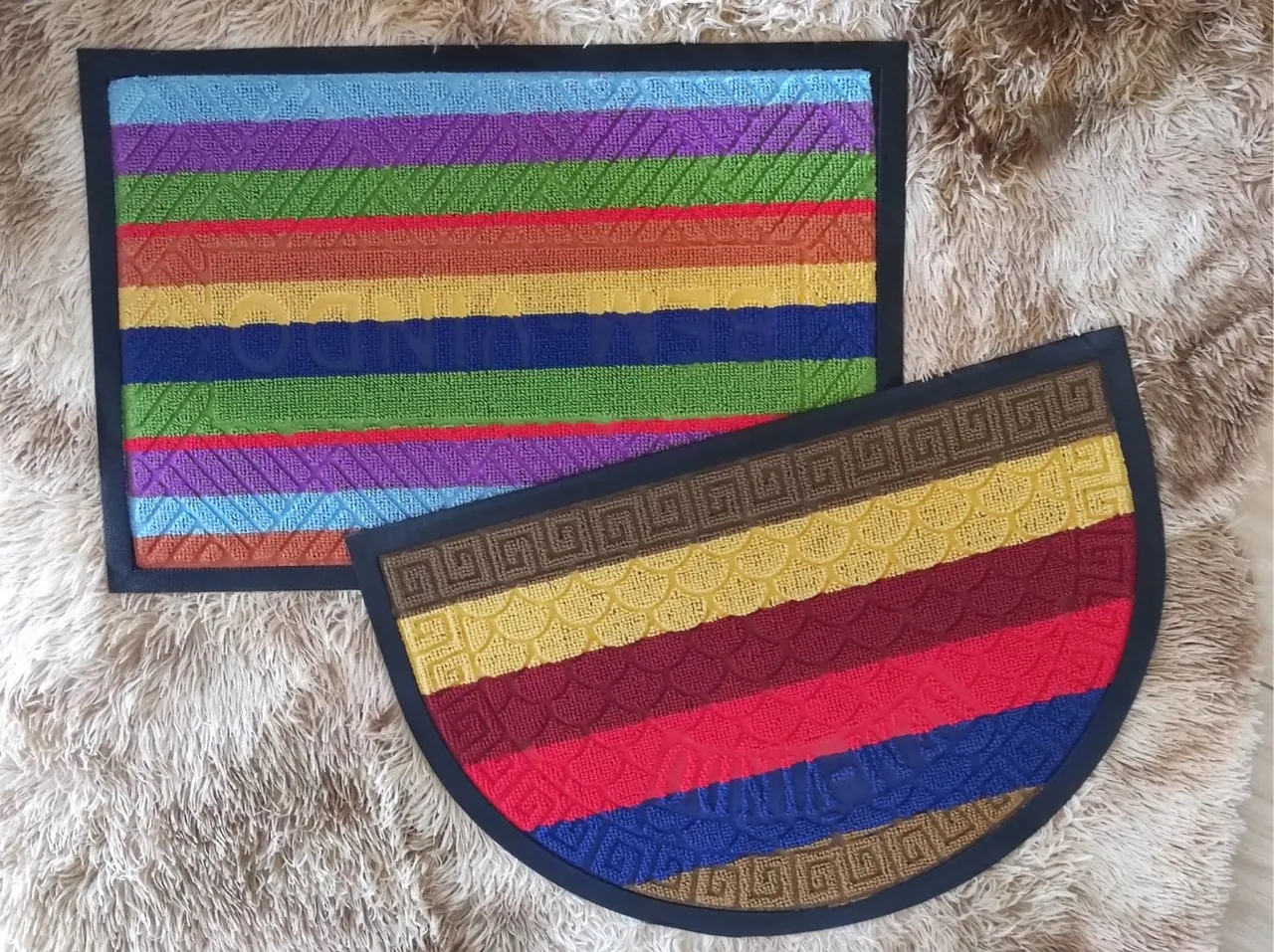 Tapetes Coloridos para Casa - Jogo Americano ou Capacho