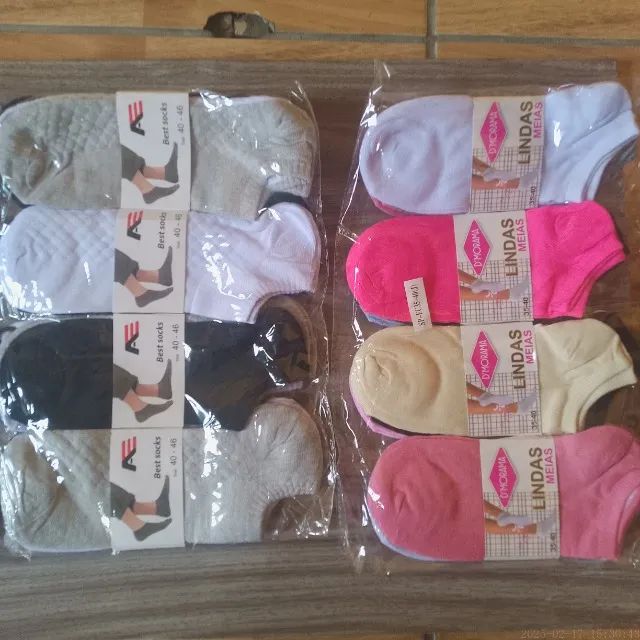 Promoção com 12 Pares de Meias Masculino ou Feminino Em Fortaleza 
