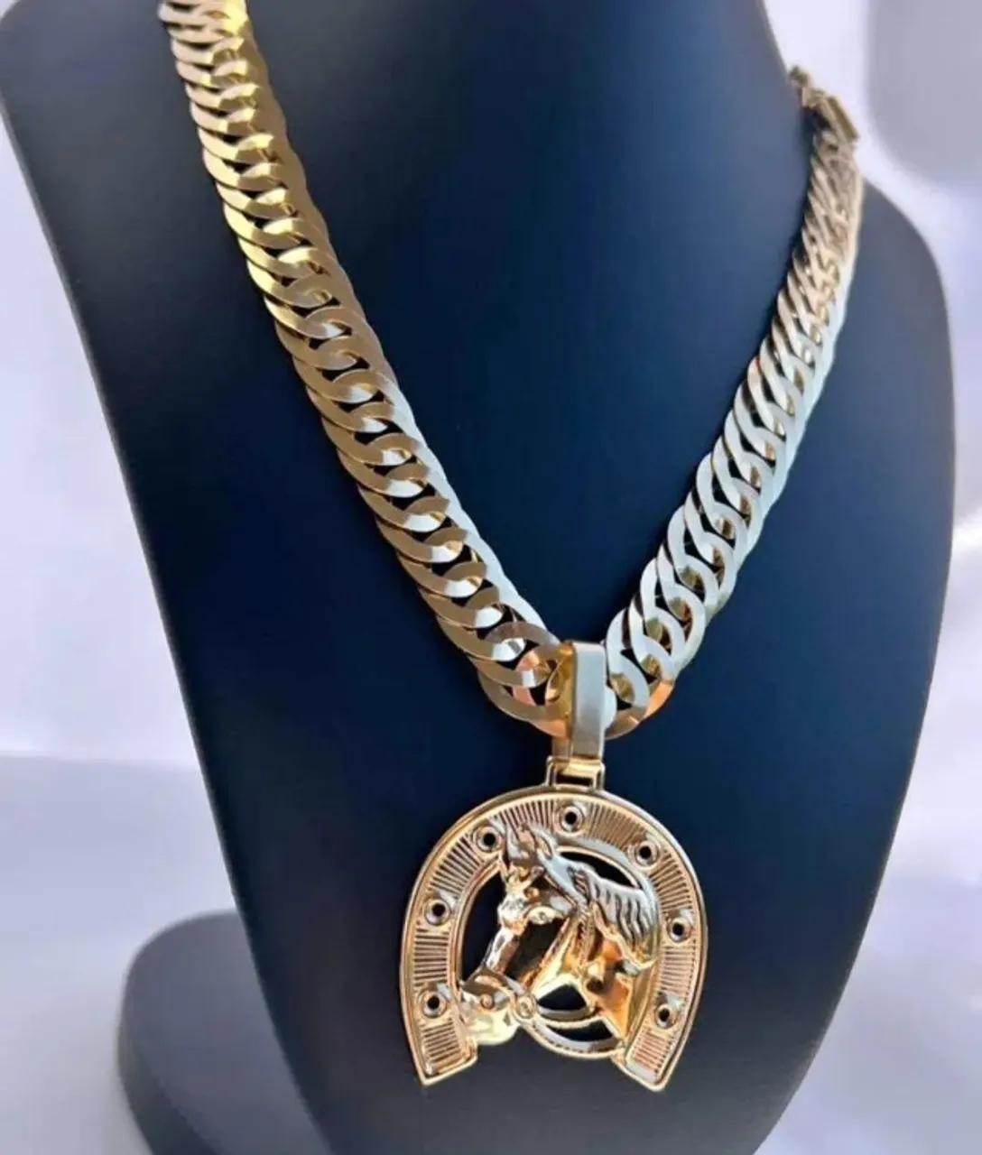 Cordão, pingente e pulseira ouro 18k ! Elo duplo pecas novas ! TROCO POR MOTO OU CARRO
