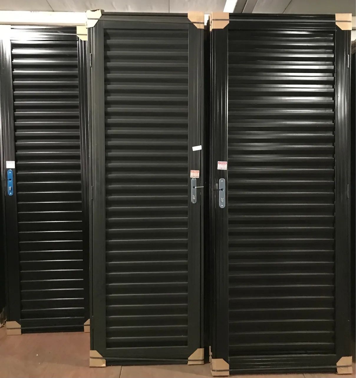 Porta laminada aço reforçada 2.10x60/70/80 - Foto 2