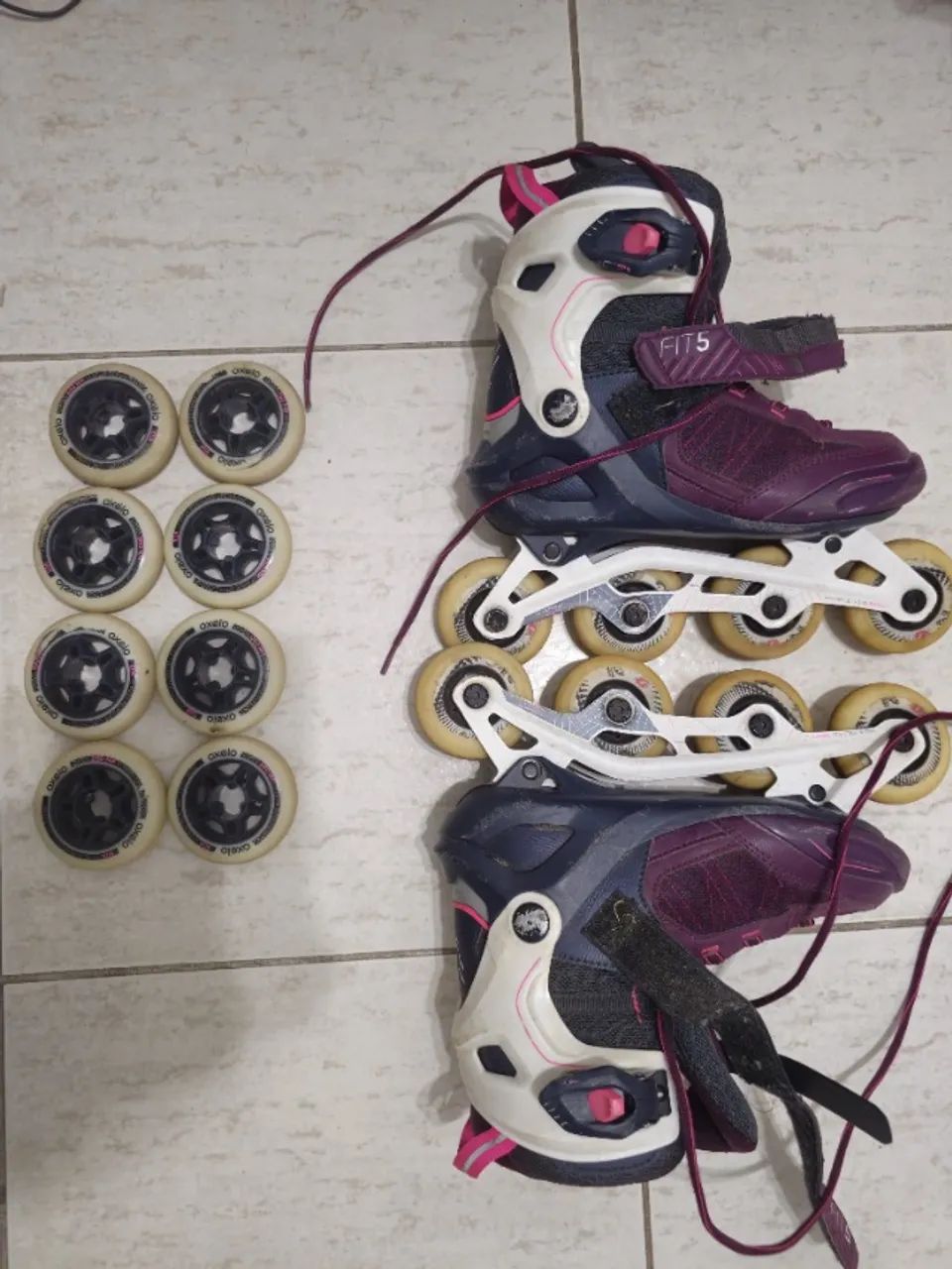 Patins Roller Roxo 36/37