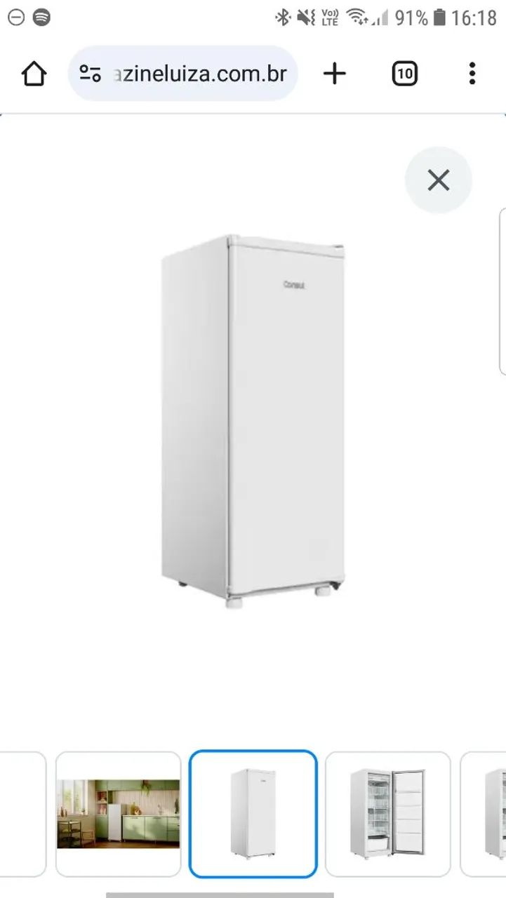 Freezer Vertical Consul Slim 142 Litros - CVU20GB - Foto 2
