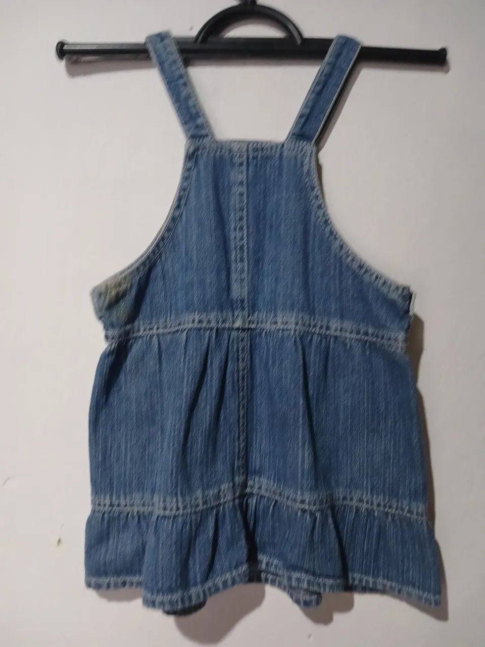 Vestido Jeans Bebê Parquinho Da Moda  - Foto 5