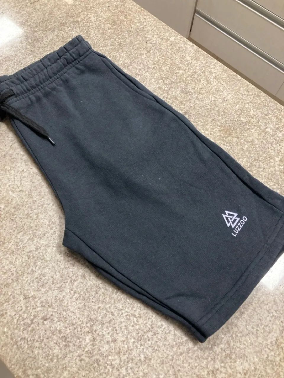 Bermuda de Moletom Masculina Cinza Chumbo - Foto 2