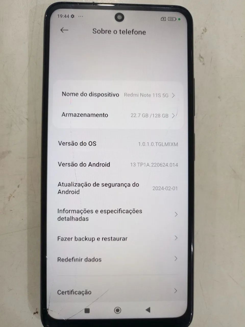 Xaiomi not11S  5G trincado  - Foto 2