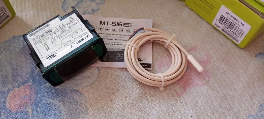 Controlador De Temperatura Mt 516e L 12v 24v Full Gauge - Foto 5