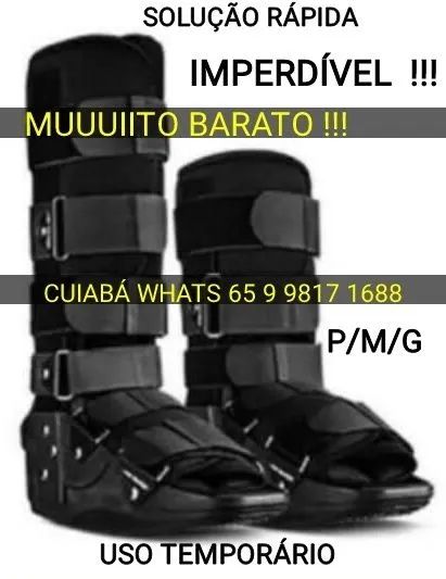 Bota robofoot Bota imobilizadora bota ortopédica Cuiabá cpa várzea Grande vg MT cba 