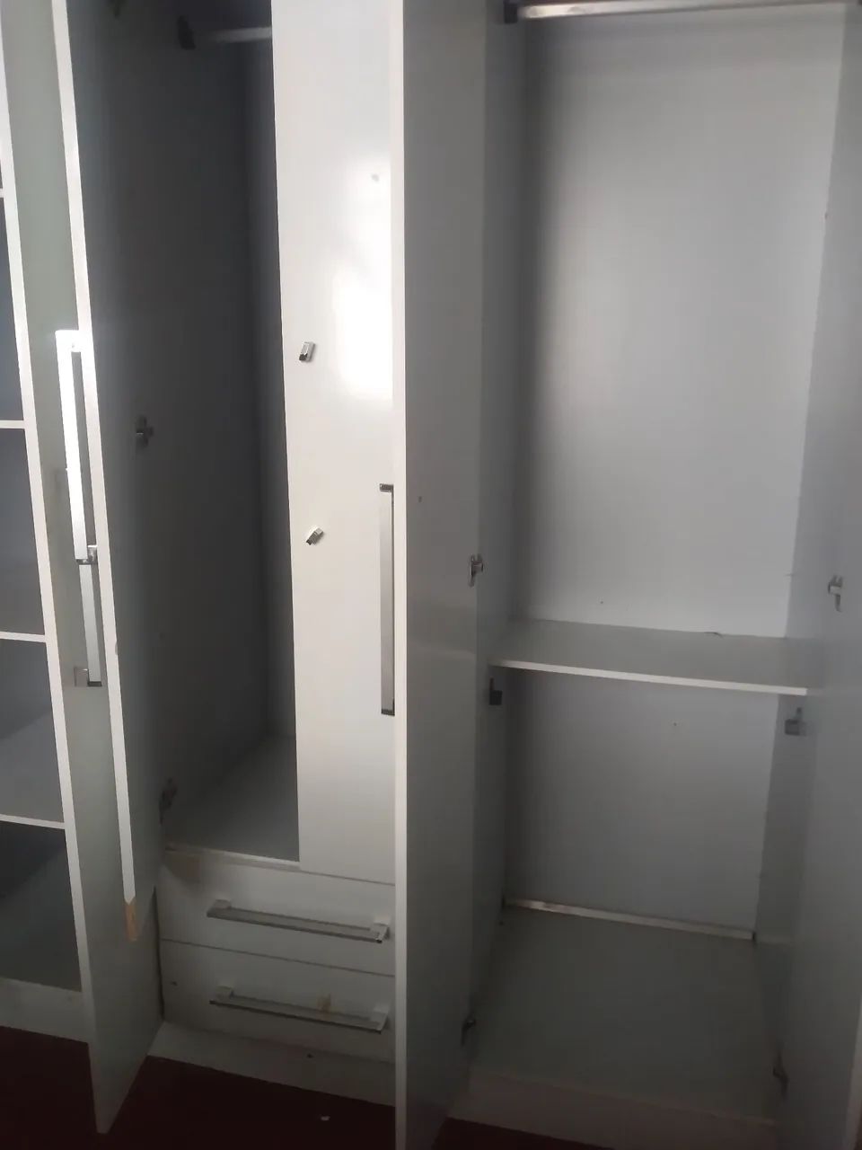 Guarda-Roupas Branco de 6 Portas - Foto 4