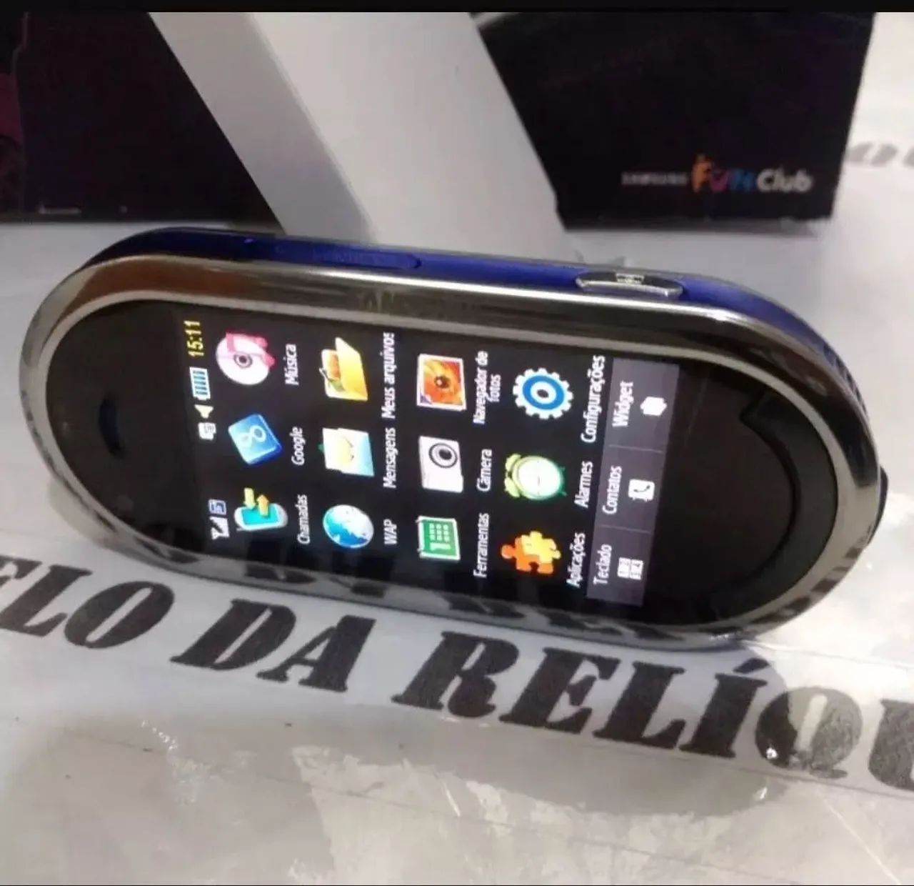 Samsung M7600 BEAT DJ MIXAGEM RELIQUIA celular antigo na caixa  - Foto 4