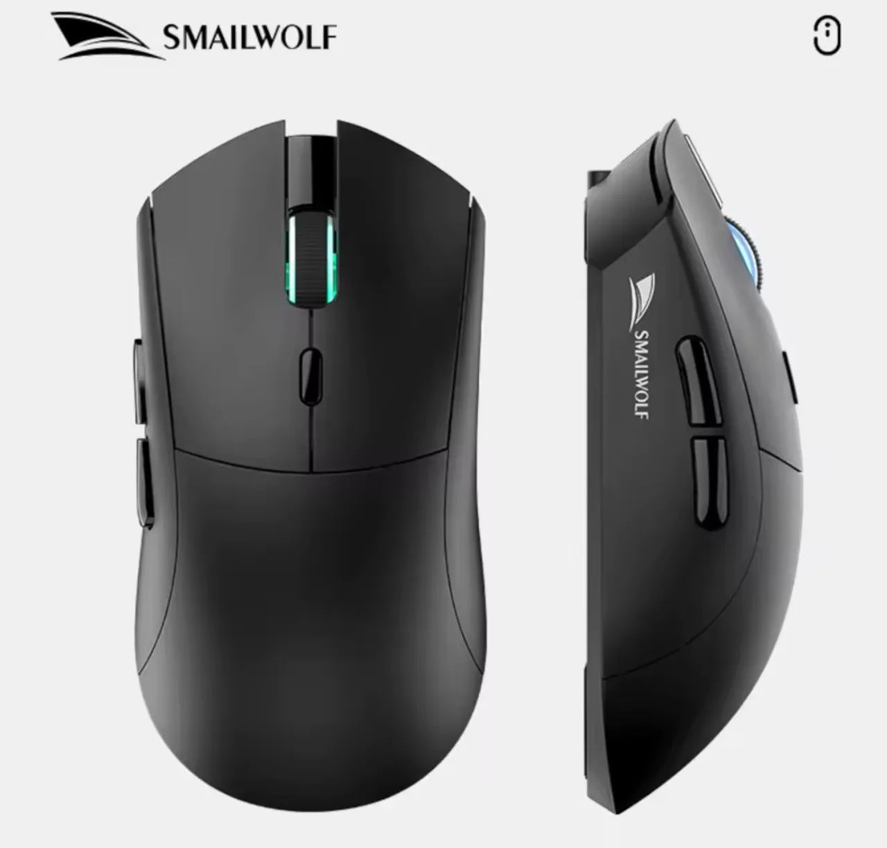Mouse SMAILWOLF RS7 Bluetooth sem fio PAW3311