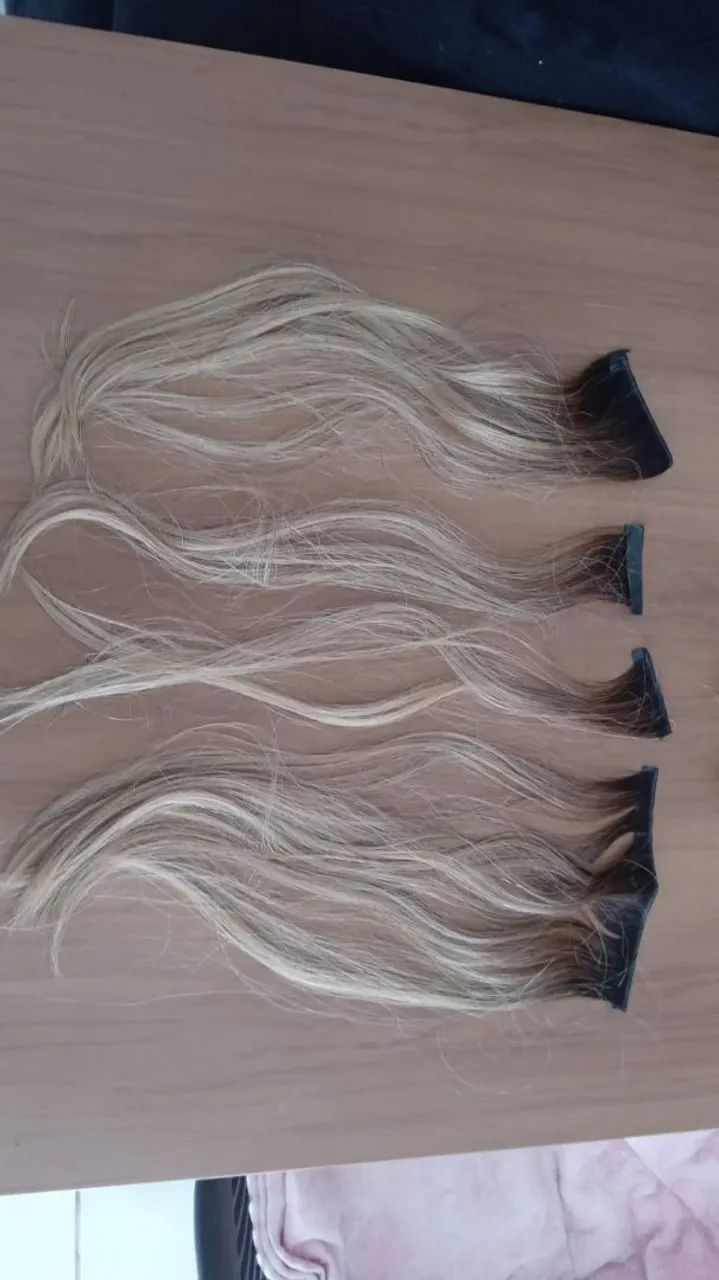 Mega em fitas  loiro iluminado - Foto 4