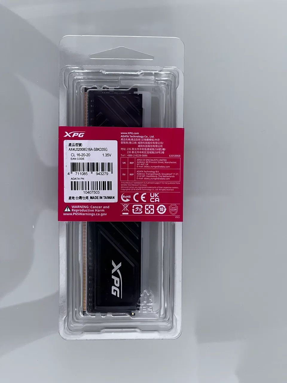 Memória 8gb ram DDR4 32MHz lacrada 