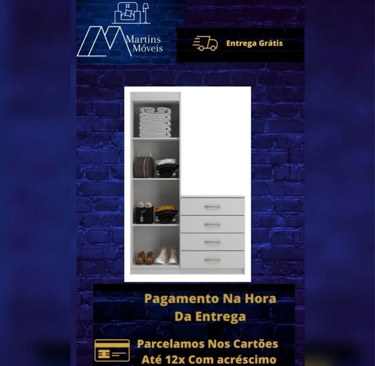 GRANDE PROMOÇÃO*CÔMODA EVIDENCIA LARISSA  ENTREGA GRÁTIS ACEITA CARTÃO - Foto 4