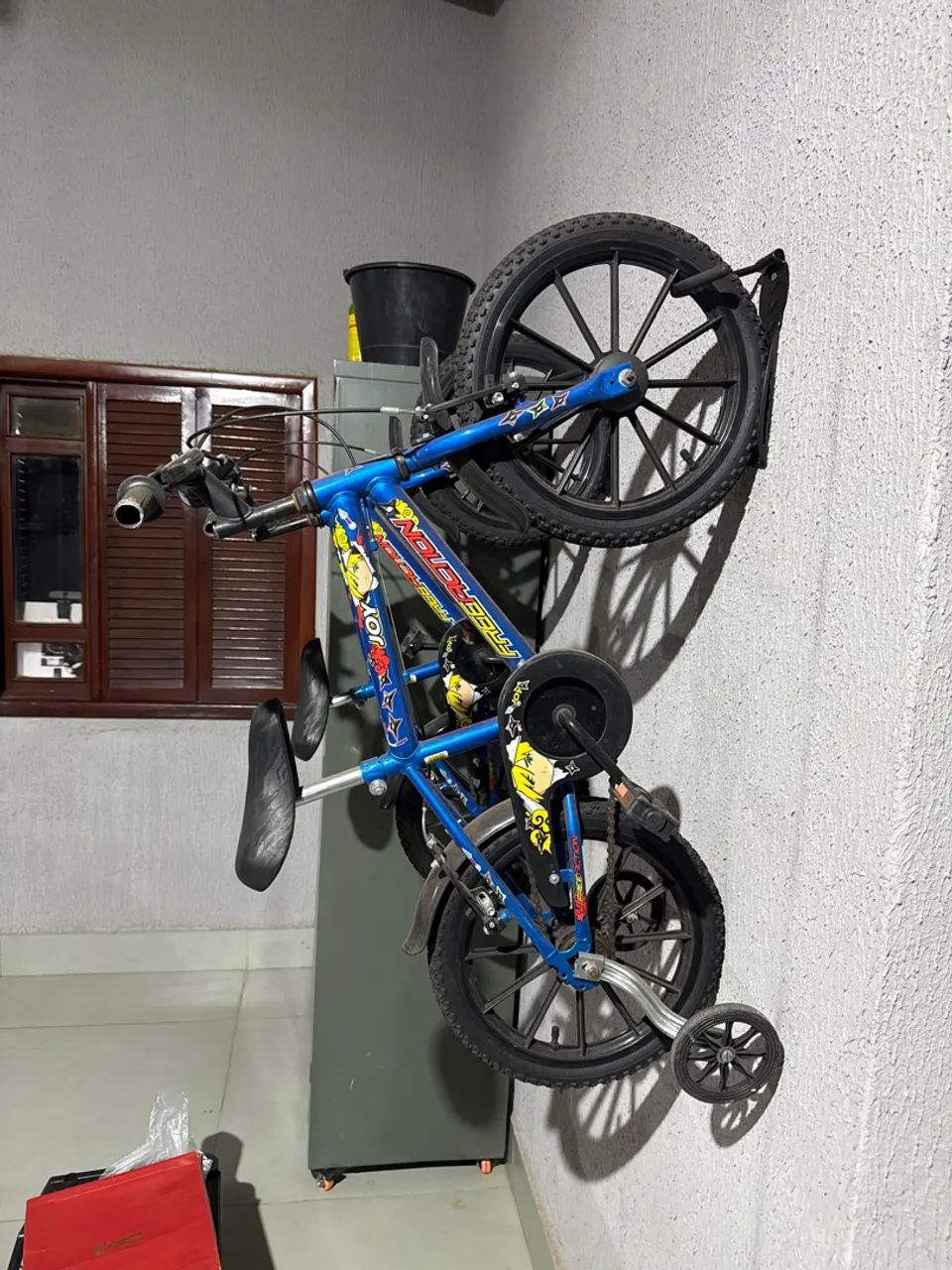 Bicicleta Infantil Azul com Rodinhas