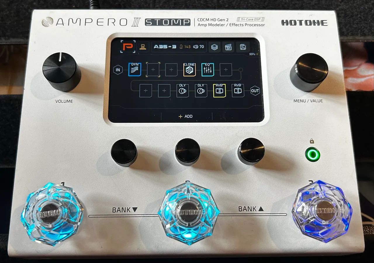 Ampero II Stomp - Instrumentos musicais - Centro, Duque de Caxias