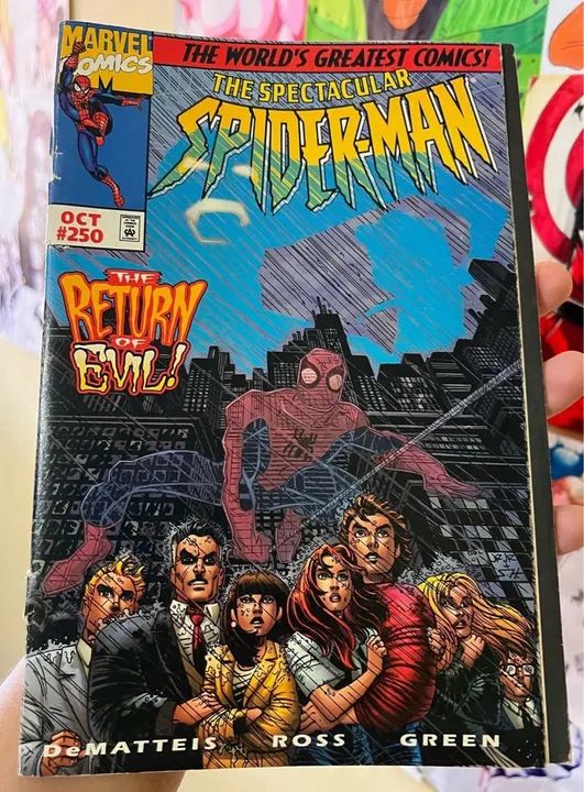 Amazing Spider Man #342 de 1990 e The spectacular spider-man #250 de 1997 hqsem inglês - Foto 2
