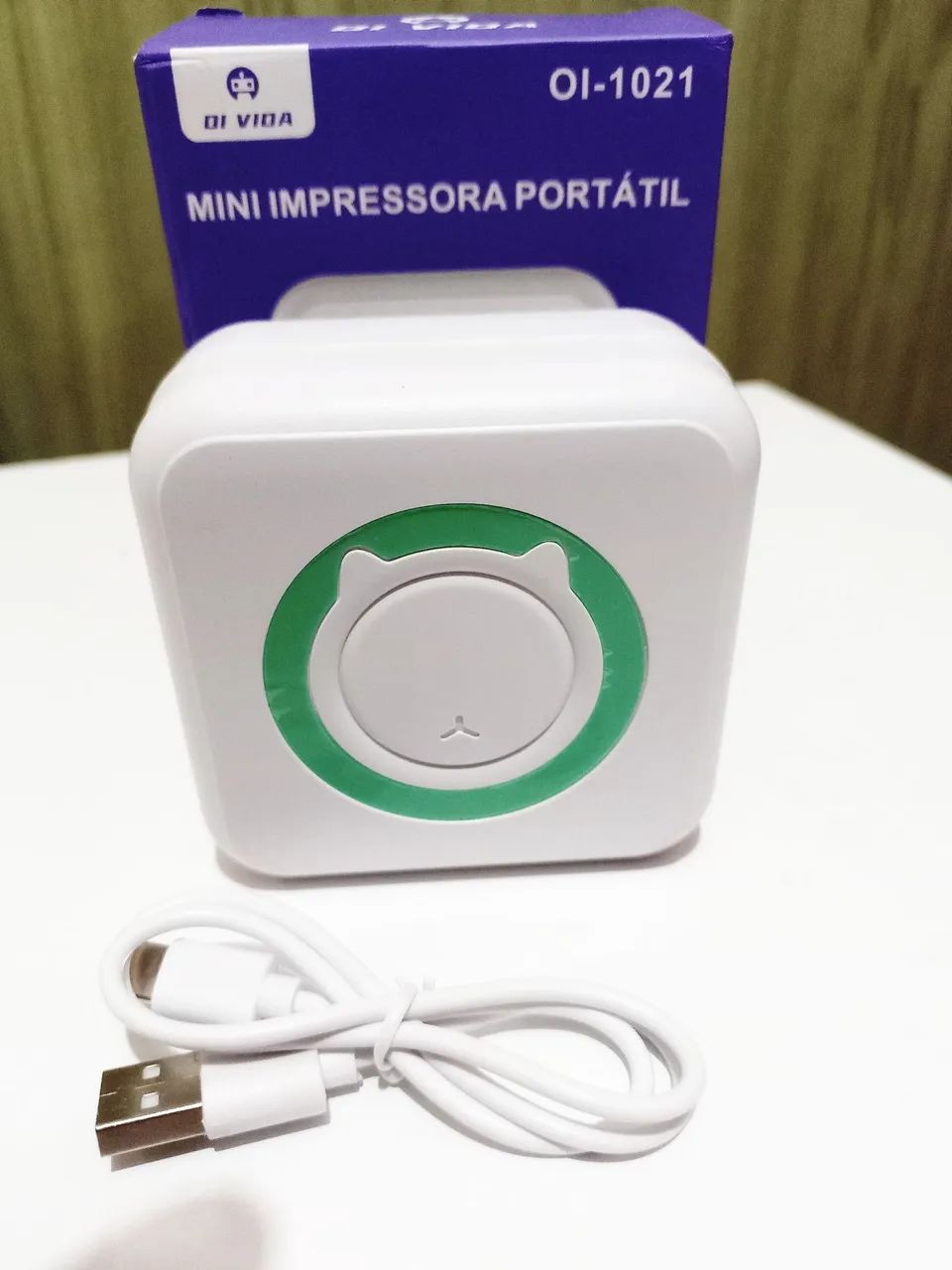 Mini impressora térmica de cupons  - Foto 4