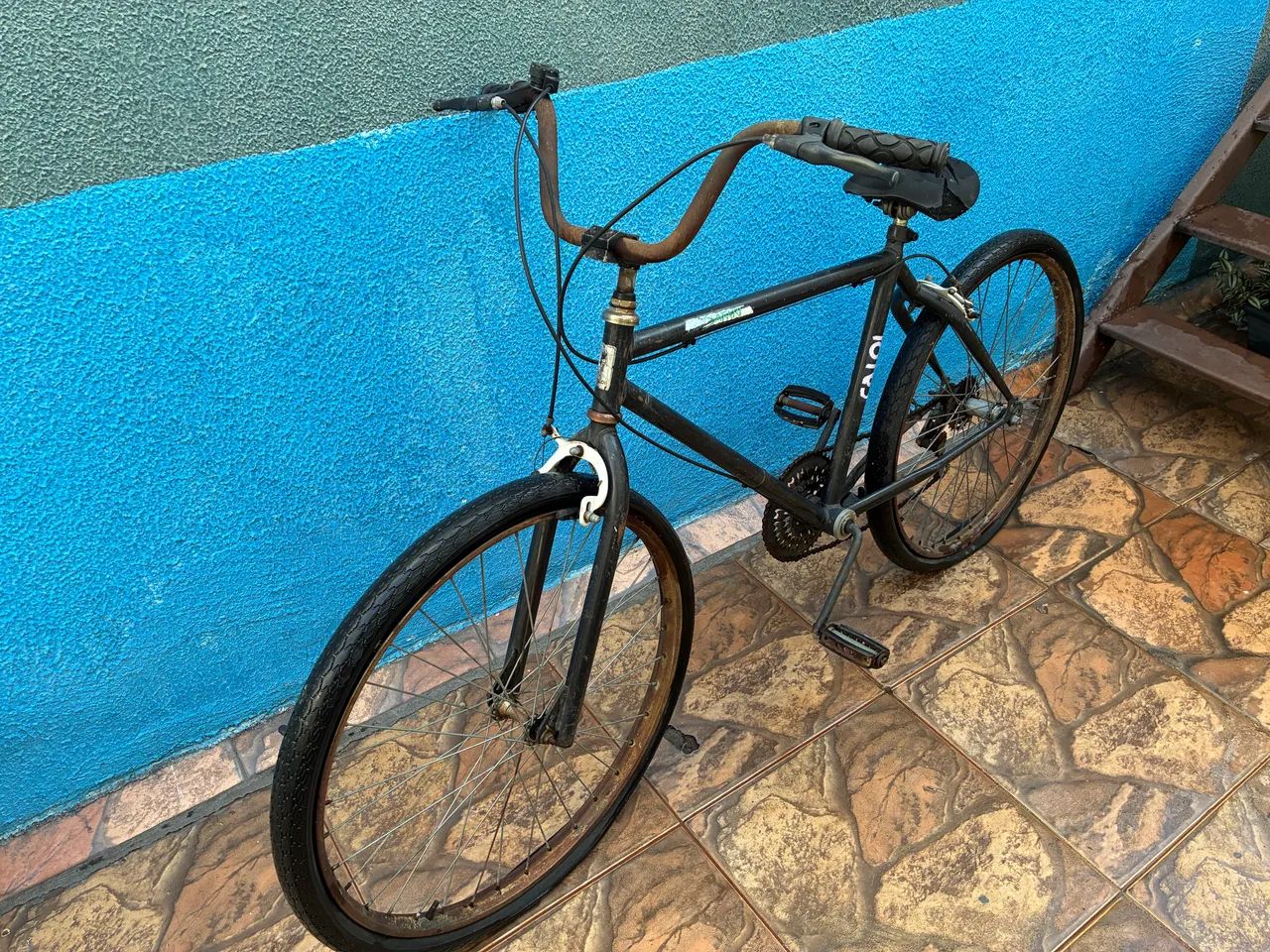 Bicicleta Caloi Safari Cruiser antiga para restaurar - Foto 5