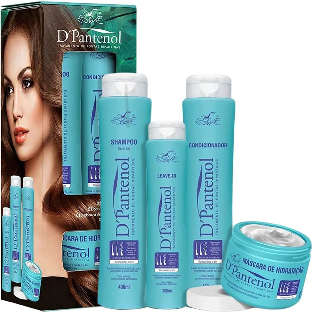 Kit Completo D'Pantenol para Cabelos com Pontas Duplas