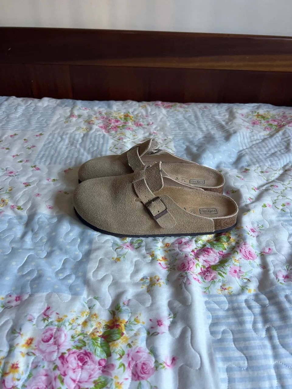 Sandálias Birkenstock Bege tamanho 42 - Foto 3
