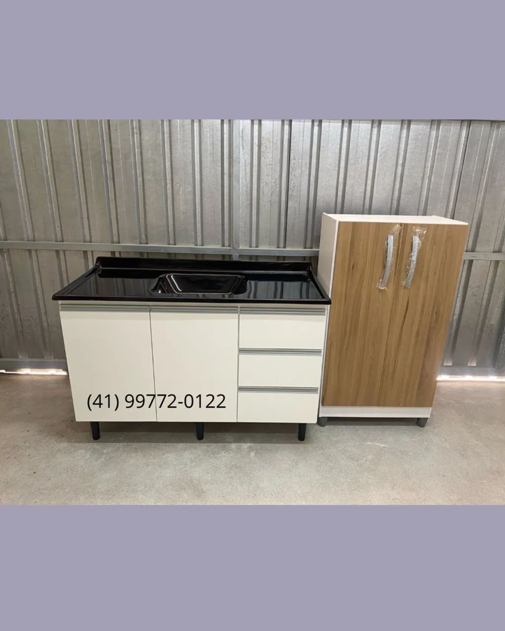 Pia 1.20 e Armário Multiuso - Entregamos 