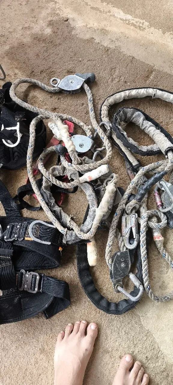 Equipamentos de segurança para trabalho em altura