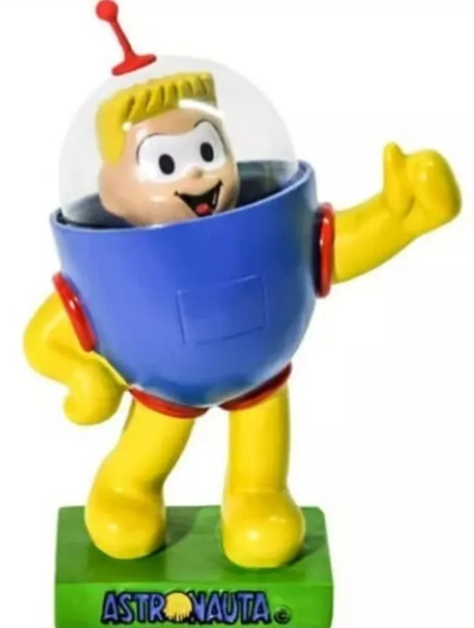 Miniatura rara Astronauta da Turma da Mônica salvat 
