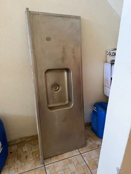 Baixou!!! Pia (usada)em inox 1,6metros - Foto 2