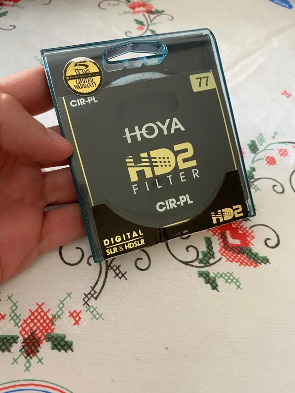 Filtro Polarizador Circular Hoya HD2 77mm Seminovo