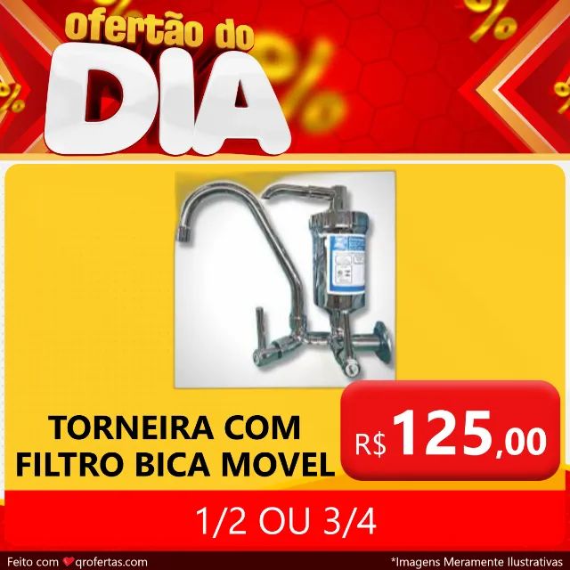 Torneira Giratoria com Filtro Bica Movel - - Foto 2