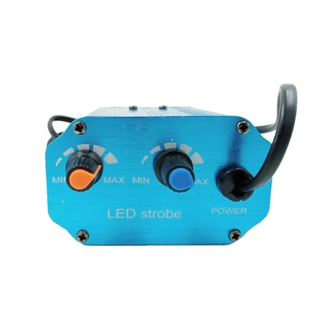 Strobo Room Led Luz Branca Xênon 20w Mini Laser Rgb Dj - Foto 3