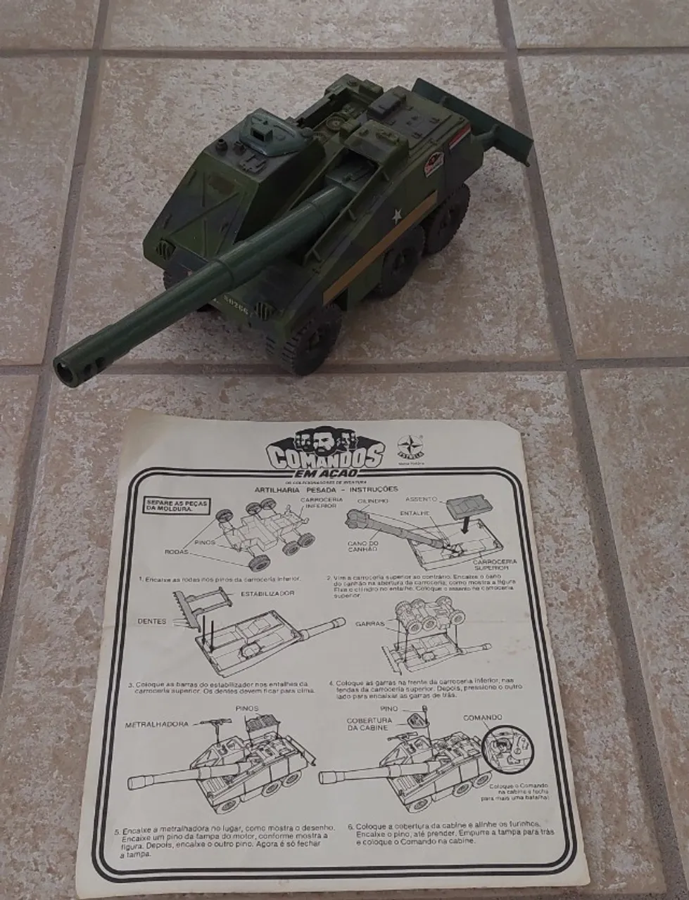 Tanque Artilharia Pesada - Comandos em Ação / GI JOE