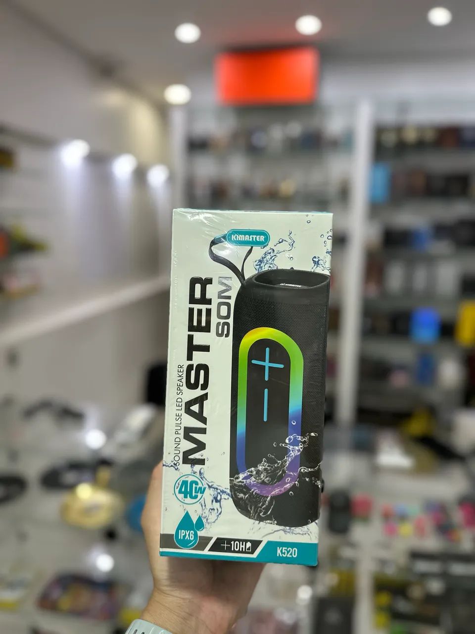 Caixa de Som Bluetooth Usb Kimaster k520 - Original Lacrada 