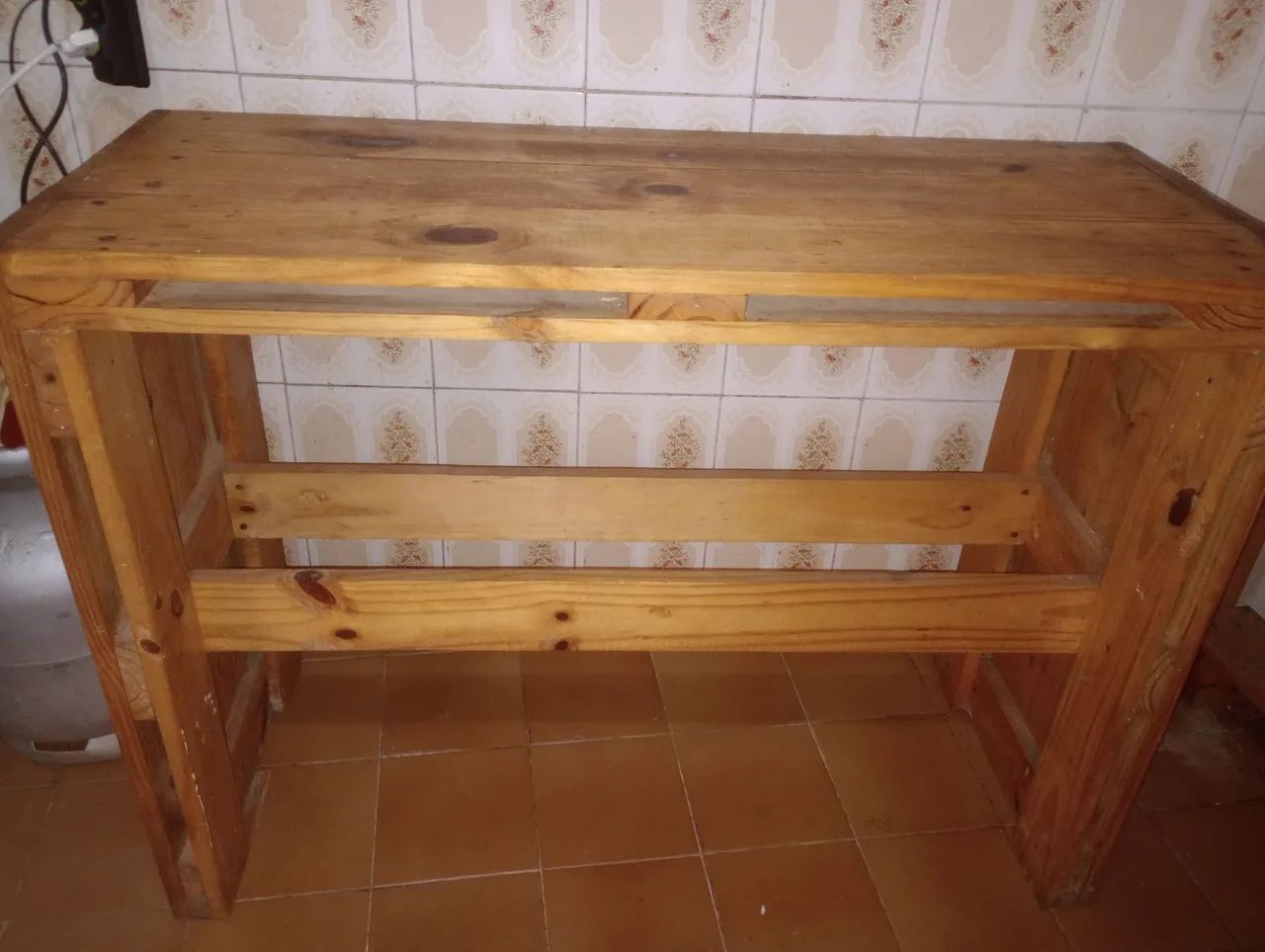 Mesa de madeira rústica - Foto 3