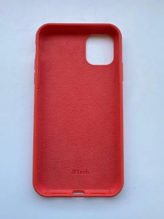 Capas para iPhone 11 - Transparente e Vermelha - Foto 2
