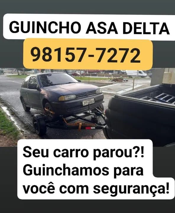 Guincho asa delta Belém e Ananindeua 