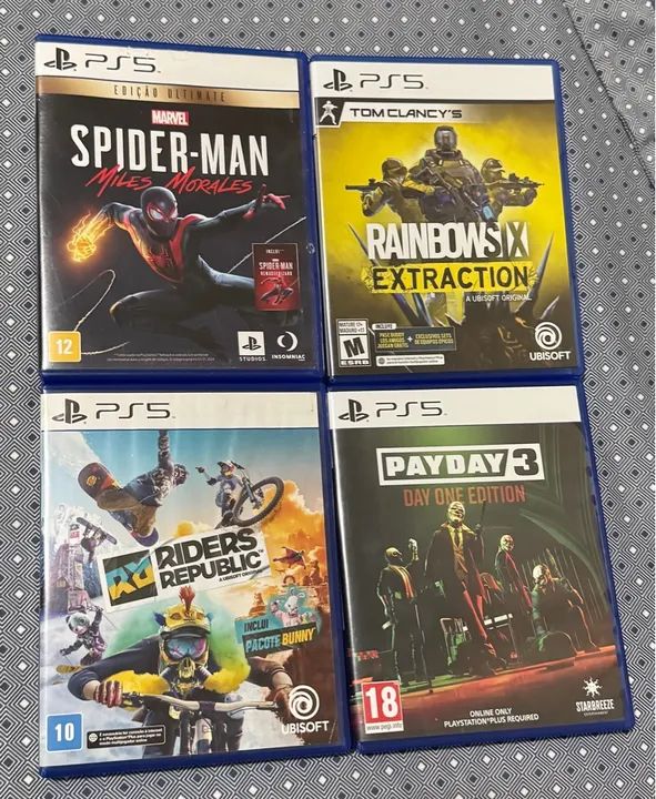 45 jogos PS5 - Diversos títulos - Ótimo estado - Foto 2