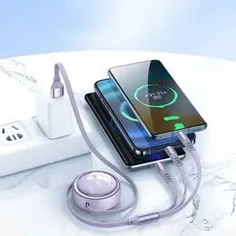 Cabo Retrátil com 3 Pontas Micro USB 60W - Foto 4
