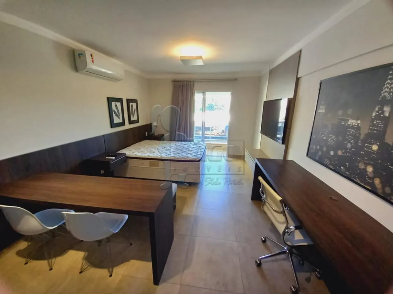 Stúdio mobiliado de 34m² com 01 quarto para locação - Santa Cruz do José Jacques