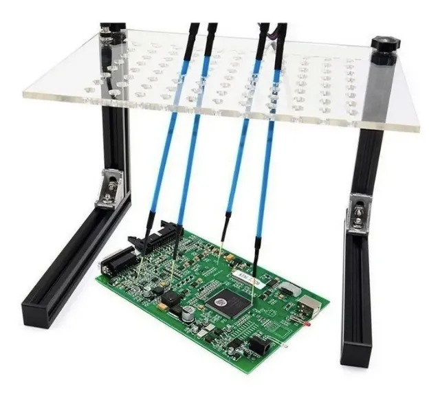 Mesa Bdm Programador Central Suporte Bdm 8 Agulhas C/ Led (ktag)
