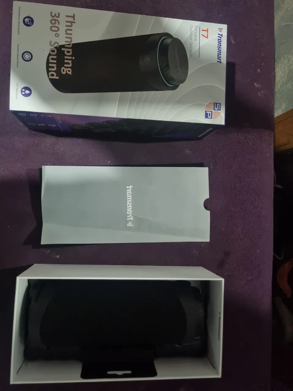 Caixa de Som Bluetooth Tronsmart T7 - Som 360º e LED