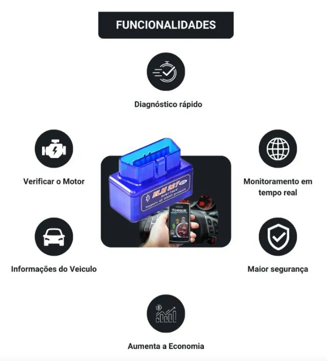 Scanner Automotivo Obd2 (Entrega) - Foto 2