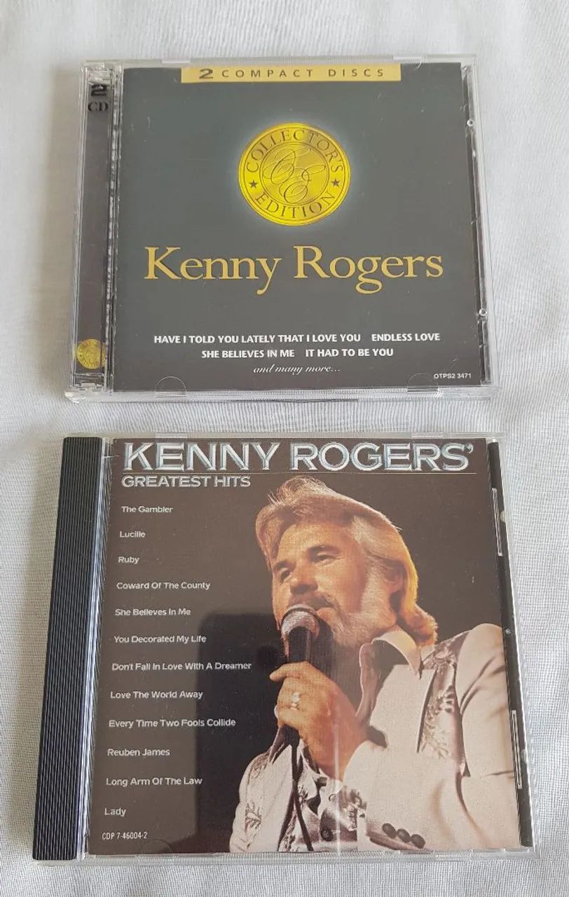 Cds Kenny Rogers - Collector's Editions(duplo) e Greatest hits 