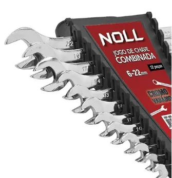Kit Jogo De Chaves Combinadas Noll Com 12 Peças - 6 A 22mm z1444 - Foto 2