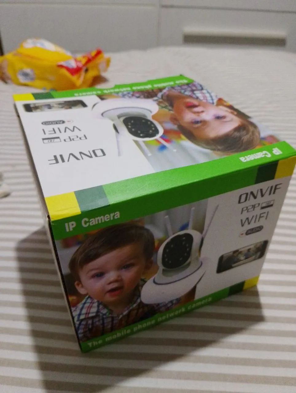 Câmera IP Wi-Fi com visão noturna e áudio - Foto 4