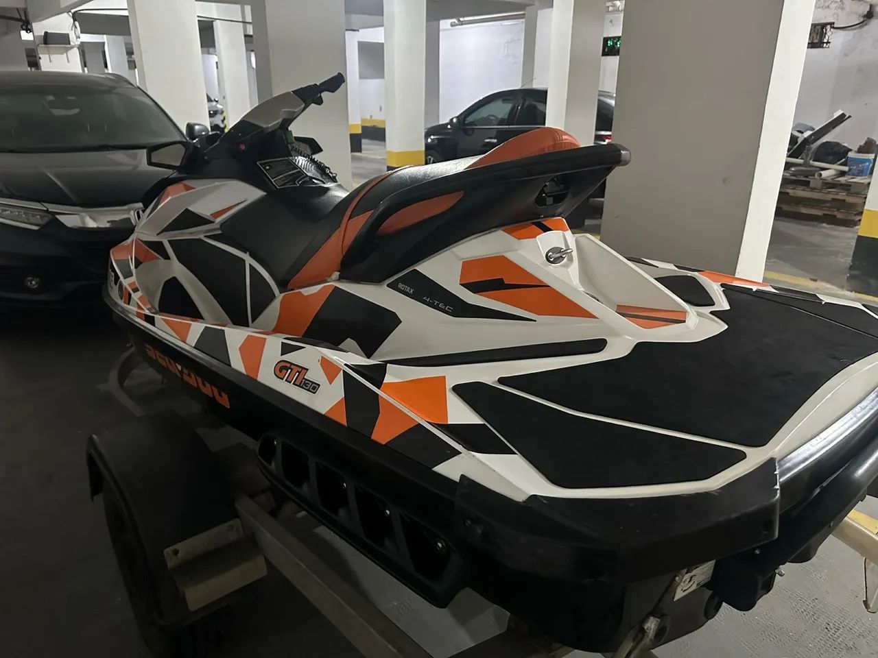 Jetski GTI 130 2013 3 lugares com escada chave reserva  - Foto 6