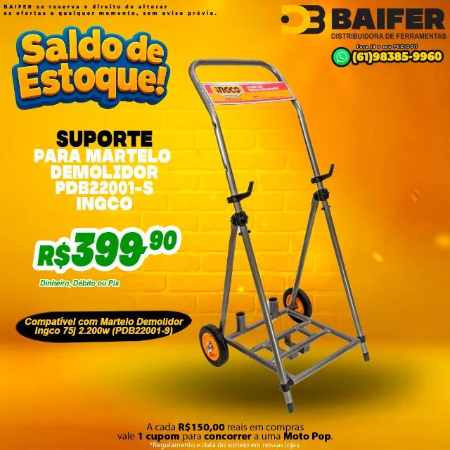 Suporte Para Martelo Demolidor Pdb22001-s Ingco