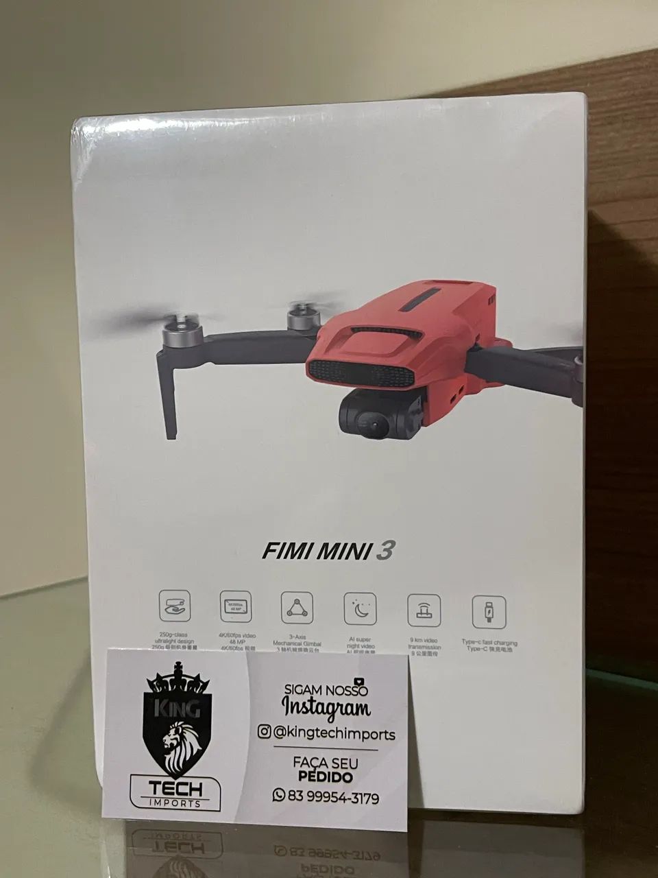 DRONE FIMI MINI 3 LACRADO - VERSÃO COMPLETA