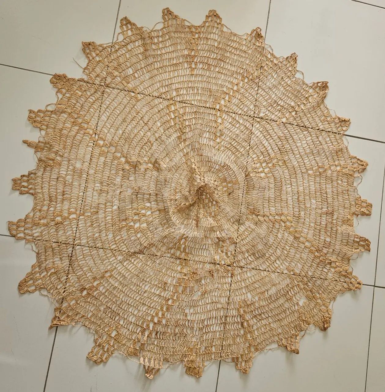 Toalha de mesa feito de palha 1,20 cm 