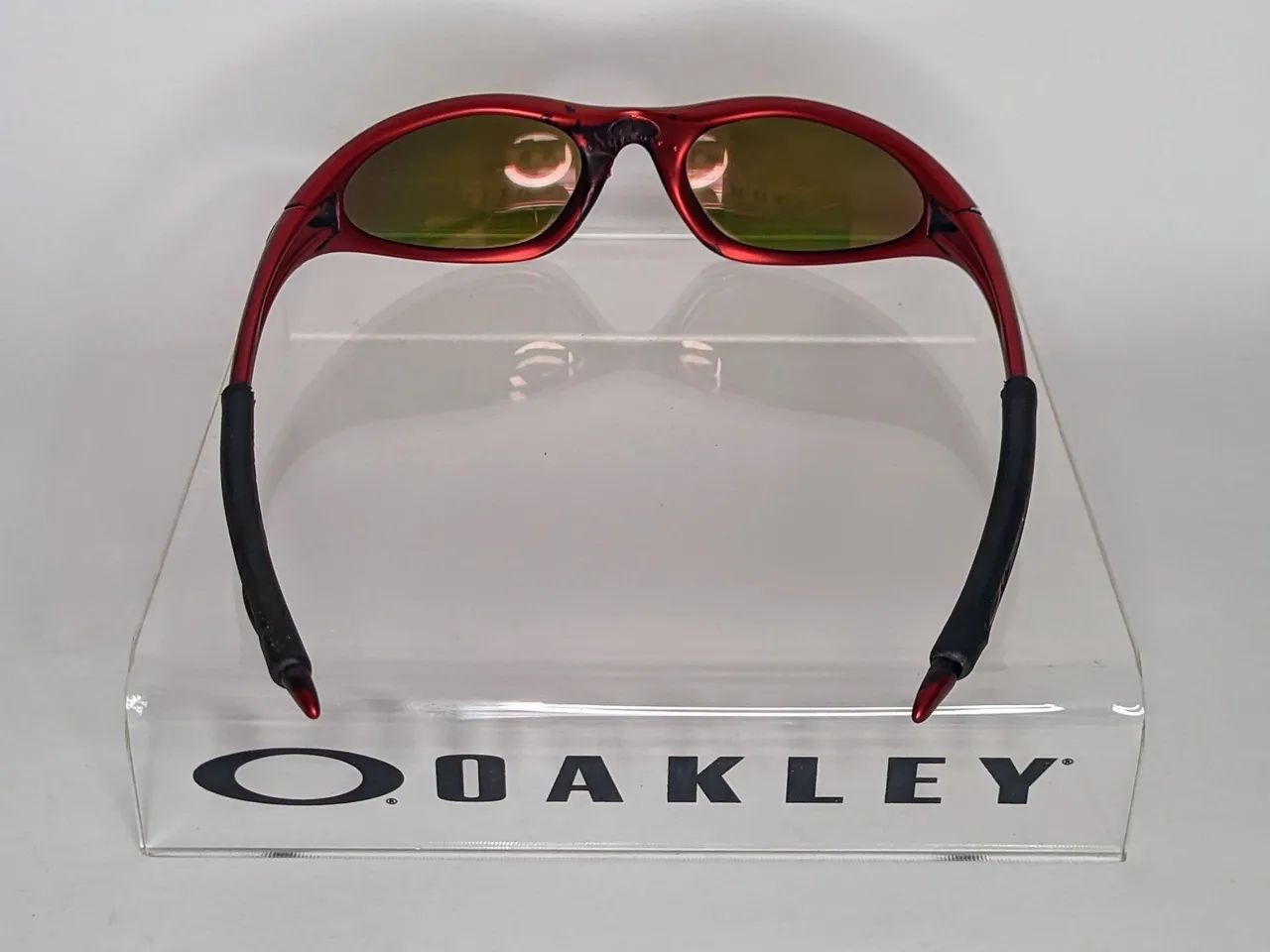 Fmj Fire Iridium Óculos Oakley Minute FMJ Red Nas Fire Iridium